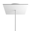 Rosetón cuadrado 200 mm con agujero central | FABRICA TU LÁMPARA