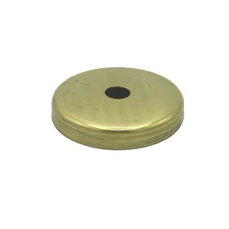 Tapa portaglobos de latón 80,5mm diámetro x 2mm