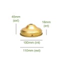 Portatulipas de latón 110mm diámetro