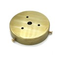 Portaglobos de latón 86mm x 17mm con tornillos