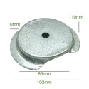 Soporte interior para globos y tulipas 83mm x 10mm