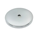 Tapa portaglobos cromada 99mm diámetro x 5mm
