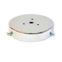 Portaglobos cromado 97mm x 18mm con tornillos