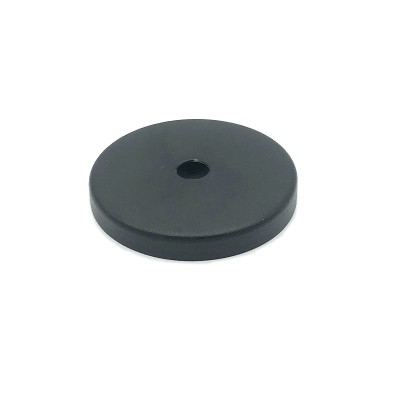Tapa portaglobos color negro 60,5mm diámetro x 2mm