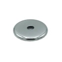 Tapa portaglobos cromada redondeada 51mm diámetro x 4mm