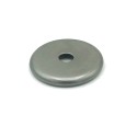 Tapa portaglobos hierro bruto redondeada 46mm diámetro x 4mm