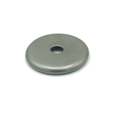 Tapa portaglobos hierro bruto redondeada 31mm diámetro x 4mm