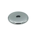 Tapa portaglobos cromada redondeada 26mm diámetro x 4mm