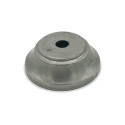Tapa portaglobos trapecio hierro bruto 59mm diámetro x 5mm