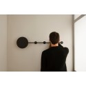 Lámpara pared acero LED integrado negro mate SANGHEN