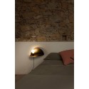 Lámpara pared acero E27 negro mate ORILLE