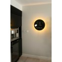 Lámpara pared acero LED integrado gris MEDIAN