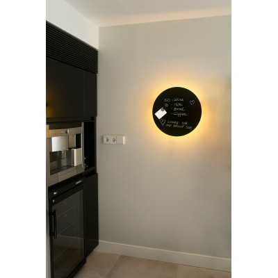 Lámpara pared acero LED integrado gris MEDIAN