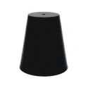 Campana metal negra y oro 170mm alto x 155mm diámetro