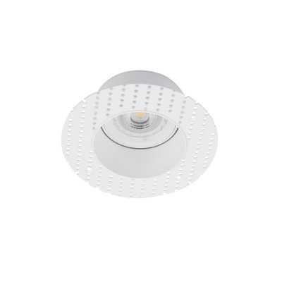 Lámpara techo aluminio GU10 blanco mate CRASTES