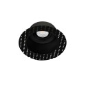 Lámpara techo aluminio GU10 negro mate FEUCHY