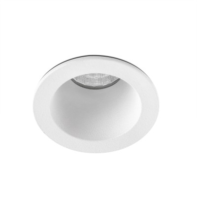 Lámpara techo aluminio LED integrado blanco mate MEYRAN