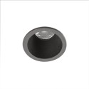 Lámpara techo aluminio LED integrado negro mate LATILLE