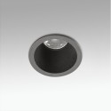 Lámpara techo aluminio LED integrado negro mate LATILLE