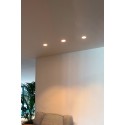 Lámpara techo aluminio LED integrado blanco mate GOUYARD