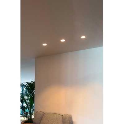 Lámpara techo aluminio LED integrado blanco mate GOUYARD