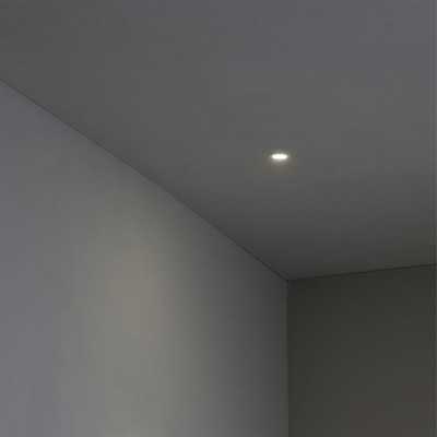 Lámpara techo aluminio LED integrado blanco mate HAMARS