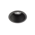 Lámpara techo aluminio LED integrado negro mate ANSOST