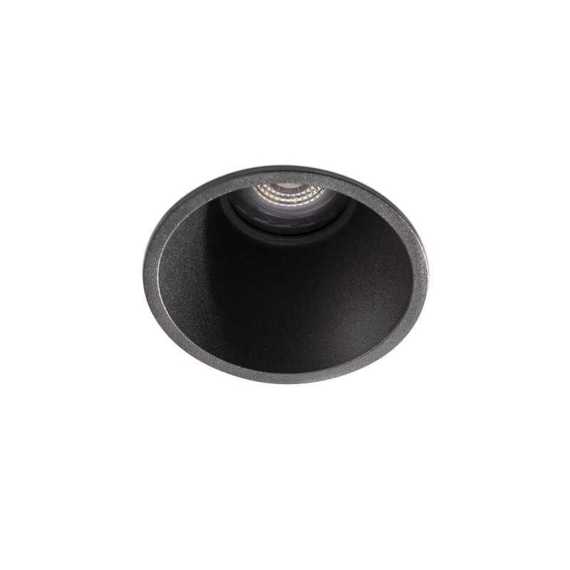 Lámpara techo aluminio GU10 negro mate SAVOIE
