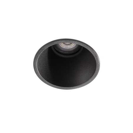 Lámpara techo aluminio GU10 negro mate SAVOIE