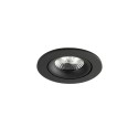 Lámpara techo aluminio LED integrado negro LALINDE