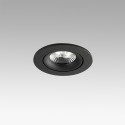 Lámpara techo aluminio LED integrado negro LALINDE