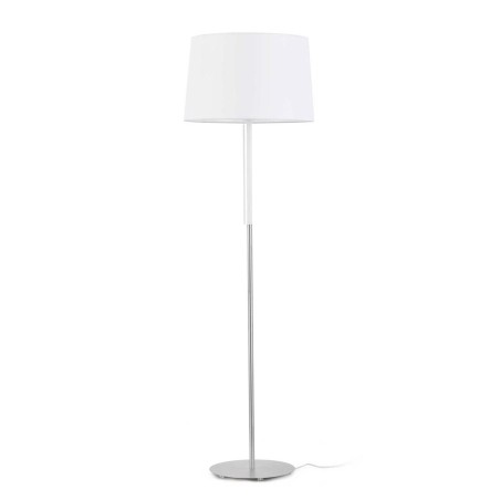Lámpara suelo acero E27 blanco mate SARLIS