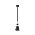 Lámpara techo acero E14 negro mate NEBBIO
