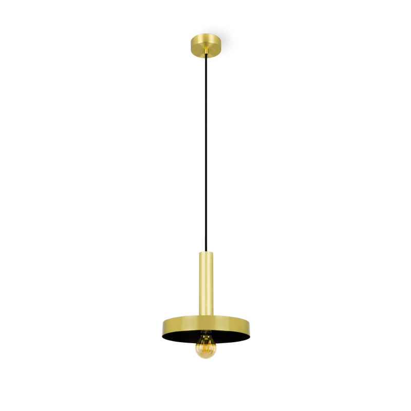 Lámpara techo acero E27 dorado mate BAGNOT