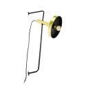 Lámpara pared acero E27 dorado mate FOULIE