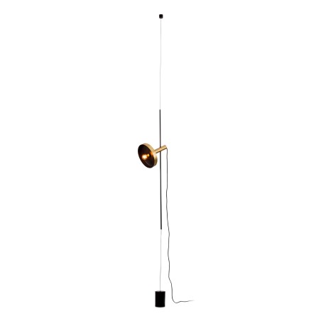 Lámpara techo acero E27 negro mate ARBORI