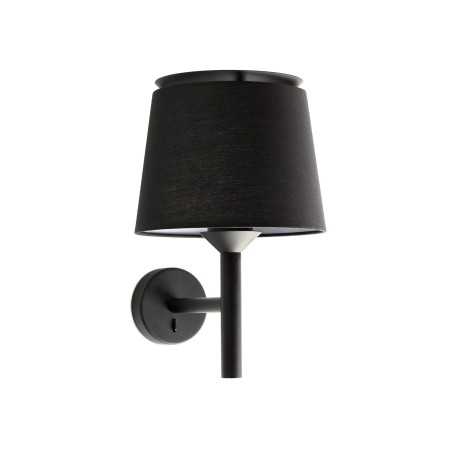Lámpara pared acero E27 negro mate SALOMON