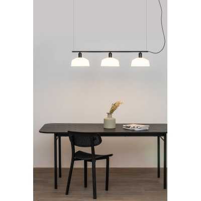 Lámpara techo acero E27 negro VESSAC