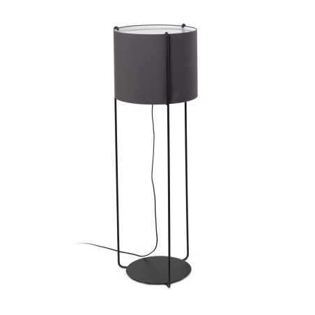 Lámpara suelo acero E27 negro mate ESCURES
