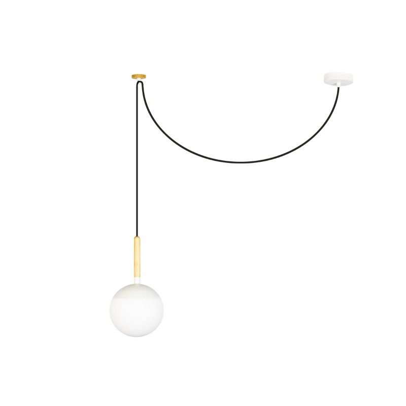 Lámpara techo aluminio E27 blanco mate IGNERAY