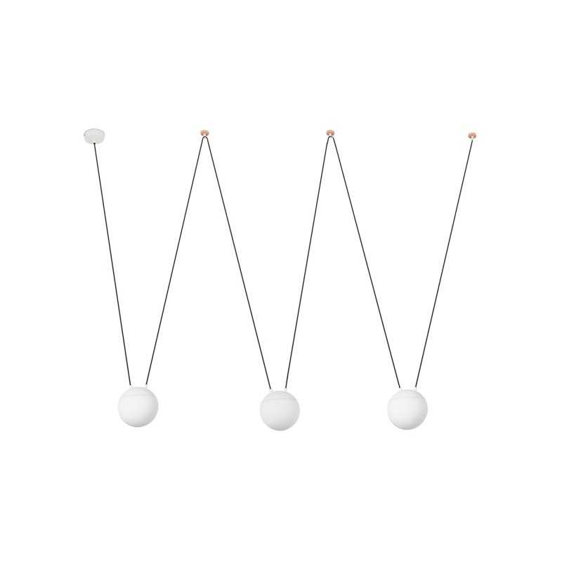 Lámpara techo aluminio E27 blanco mate LAGRAND