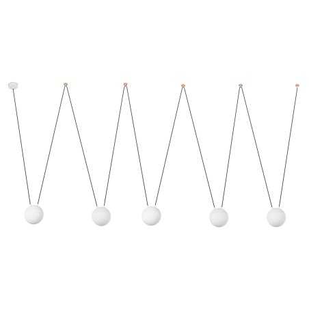 Lámpara techo aluminio E27 blanco mate HELOUP