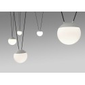 Lámpara techo aluminio E27 blanco mate HELOUP