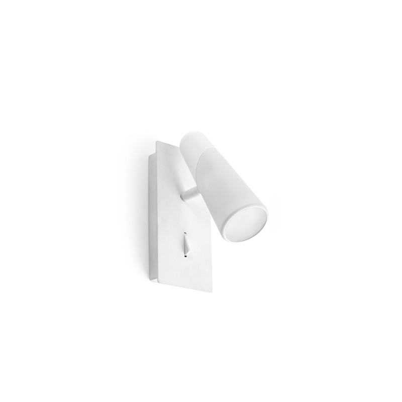 Lámpara pared aluminio LED integrado blanco mate LE SART