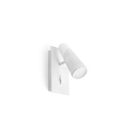 Lámpara pared aluminio LED integrado blanco mate LE SART