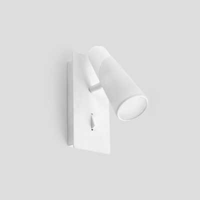 Lámpara pared aluminio LED integrado blanco mate LE SART