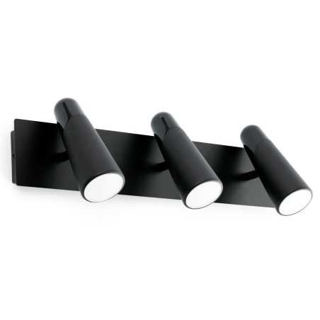 Lámpara pared aluminio LED integrado negro mate LALLEY
