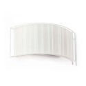 Lámpara pared acero E27 blanco mate MALIGNY