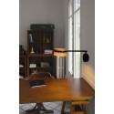 Lámpara pared acero LED integrado negro mate LARVOR