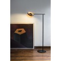 Lámpara suelo acero LED integrado negro mate LAGEON
